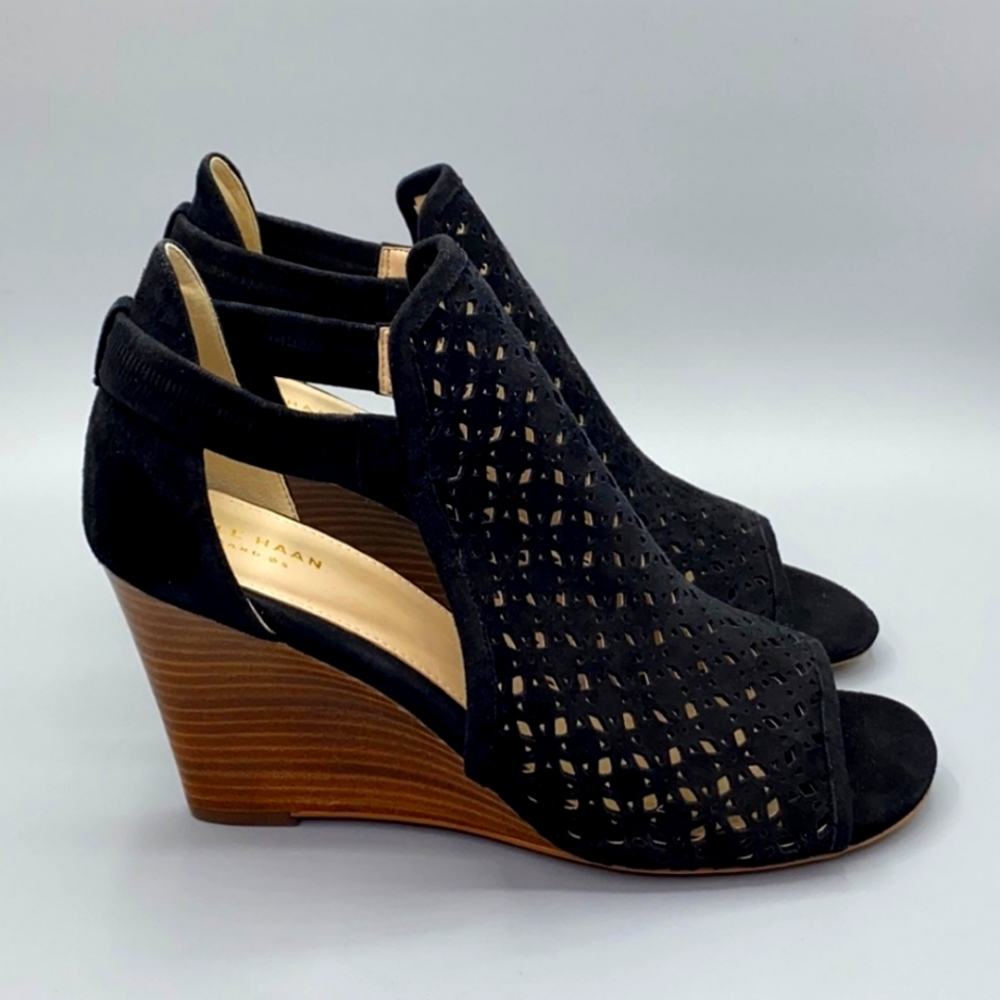 COLE HAAN edie wedge bootie